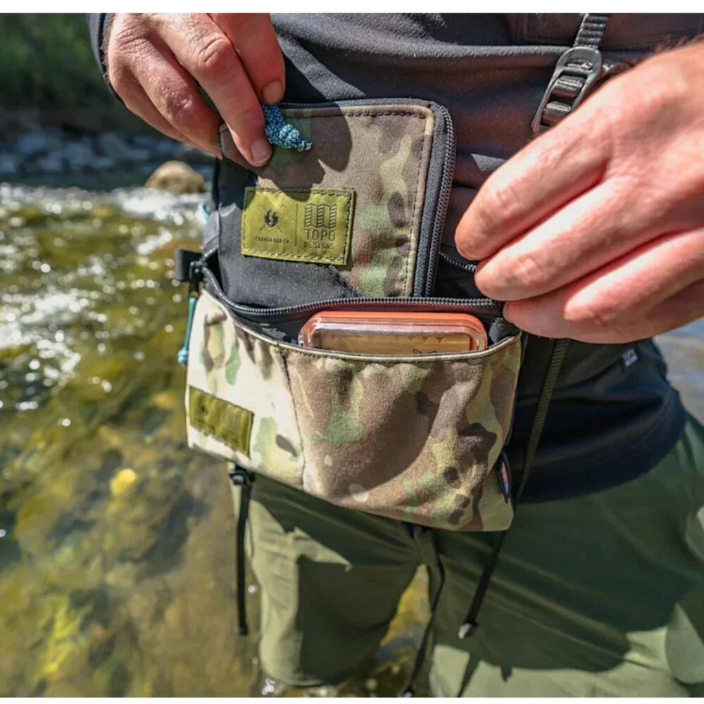 Topo Designs x Tenkara Rod Fly Fishing Shoulder Crossbody Bag - Picture 2 of 7